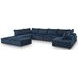 Bales Navy 8 Piece Modular Sectional
