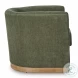 Jersonlow Forest Green Swivel Chair