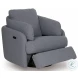 Alainmont Next Gen Nuvella Salt And Pepper Performance Fabric Swivel Power Recliner
