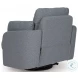 Alainmont Next Gen Nuvella Salt And Pepper Performance Fabric Swivel Power Recliner