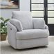 Alainmont Next Gen Nuvella Stone Swivel Performance Fabric Power Recliner