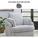 Alainmont Next Gen Nuvella Stone Swivel Performance Fabric Power Recliner