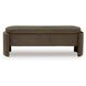 Vavuniya Brown Upholstered Accent Storage Bench