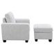 Ashbury Soft Gray Upholstered Lounge Chair