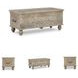 Fossil Ridge Antique White Storage Bench