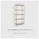 Ryandale Antique Brass Bookcase