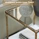 Ryandale Antiqued Brass Tone Accent Table