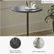 Caramont Black And White 12" Accent Table