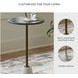 Caramont Black And White 12" Accent Table