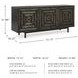Fair Ridge Distressed Black Accent Cabinet