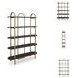 Brentmour Brown And Gold Bookcase