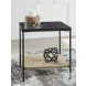 Minrich Black And Natural Accent Table