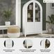 Dagandale White And Natural Accent Cabinet