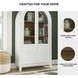Dagandale White And Natural Accent Cabinet