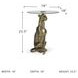 Vallain Antique Gold Finish Accent Table