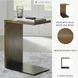 Wimshaw Medium Brown And Black Accent Table