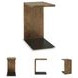 Wimshaw Medium Brown And Black Accent Table