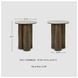 Henfield Beige And Warm Brown Accent Table