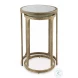 Irmaleigh Antiqued gold tone Accent Table Set Of 2