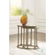 Irmaleigh Antiqued gold tone Accent Table Set Of 2