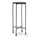 Newgoren Clear And Black Accent Table