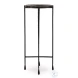 Newgoren Clear And Black Accent Table