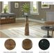 Quinndon Medium Brown And Black Accent Table