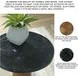 Quinndon Medium Brown And Black Accent Table