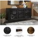 Vallisburg Black And Natural Accent Cabinet