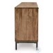 Dorannby Brown And Black Accent Cabinet