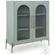 Adwen Light Green Accent Cabinet