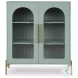 Adwen Light Green Accent Cabinet