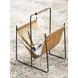 Faronworth Brown and Black Magazine Rack