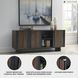 Welby Brown And Charcoal Accent Cabinet