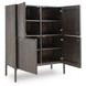 Orsonal Espresso Brown 4 Accent Cabinet
