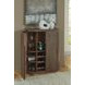 Landermont Medium Brown 2 Door Bar Cabinet