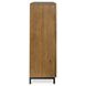 Wrenridge Gray Brown 4 Glass Door Accent Cabinet