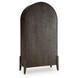 Benhall Dark Brown 2 Glass Door Accent Cabinet