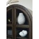Benhall Dark Brown 2 Glass Door Accent Cabinet