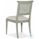 Charleston Oyster And Green Upholstered Side Chair Set Of 2