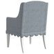 Haven Sea Blue Upholstered Hostess Chair Set of 2