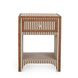 Kora Brown 1 Drawer Nightstand