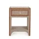 Kora Brown 1 Drawer Nightstand