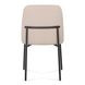 Sydney Taupe Performance Fabric Upholstered Dining Chair Set of 2