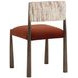 Baymont Meg Rust and Terri Nutmeg Upholstered Dining Chair Set of 2