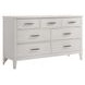Andover White 7 Drawer Dresser