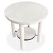 Sunset Cove Moonlight Pearl Round End Table
