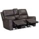 Easton Steamboat Brown Leather 76" Zero Gravity Power Reclining Loveseat with Console and USB Charging