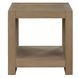 Aubrey Brown Square End Table