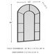 Evengton Black Accent Mirror